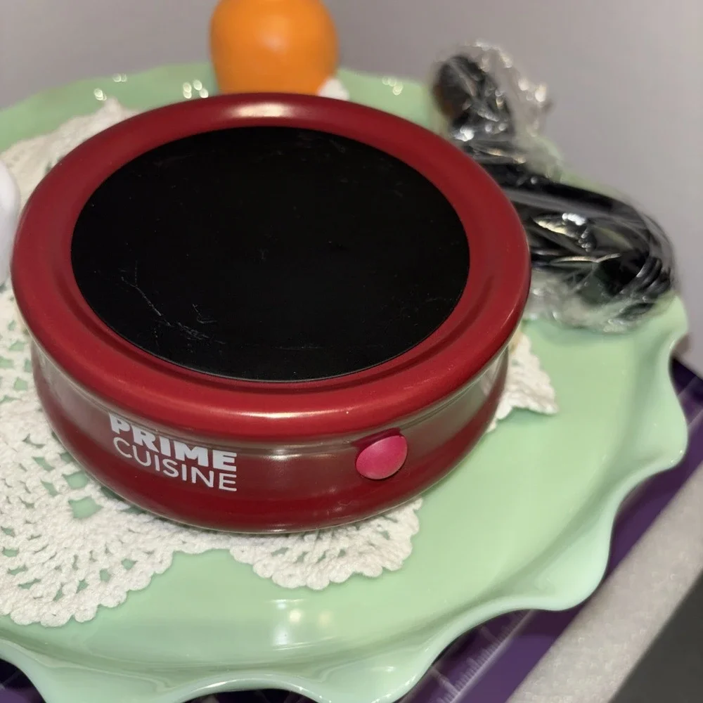 Prime Cuisine‎ 15 oz Electric Gravy Boat Warmer Maroon Brand New in Box